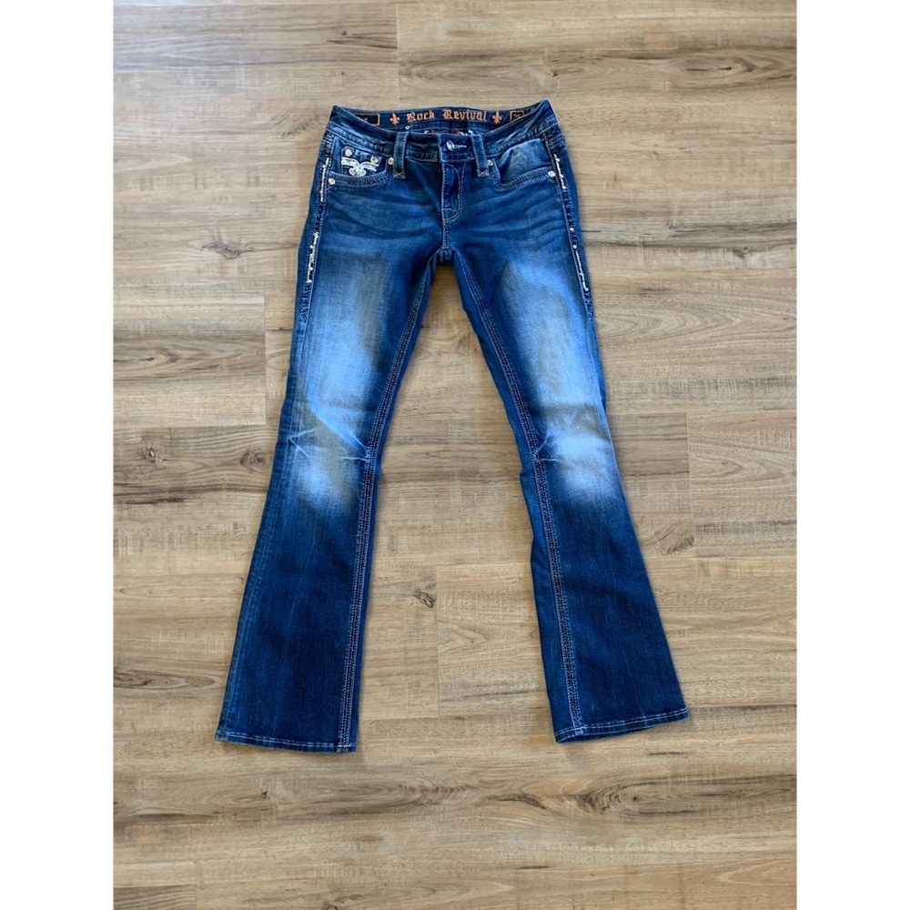 Rock Revival Bootcut Bedazzled Jeans
